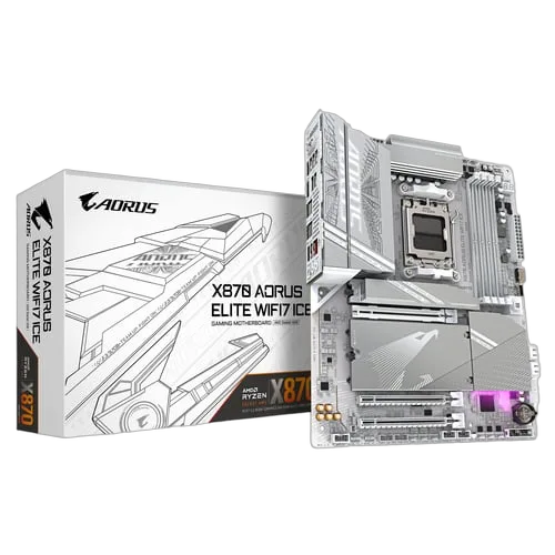 Gigabyte X870 A ELITE WF7 ICE-Seconde Vie, vue 1