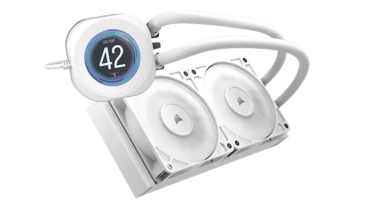 Corsair NAUTILUS 240 RS LCD - 240mm - Blanc