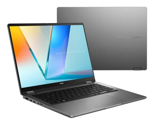 Asus Vivobook 14 Flip - 14" OLED FHD+ Tactile Ultra 7 256V 16Go 1To W11P — vue 3