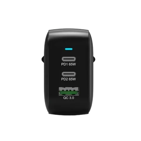 Port Chargeur mural 65W GaN 3 ports + Câble USB-C - 2m — vue 6