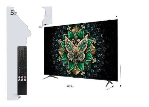 TCL 55C69K - 55" QLED 4K 144Hz Google TV Wifi Bluetooth FreeSync Premium Pro — vue 2