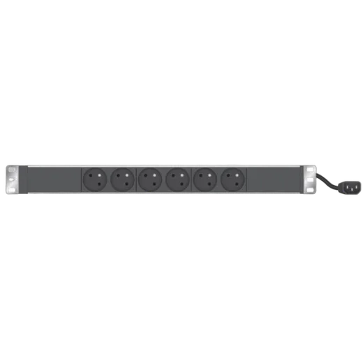 Multiprise Rackable 19" 6 prises/cordon C14 — vue 1