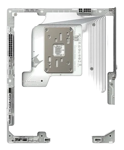Gigabyte B850 AORUS STEALTH ICE — vue 3
