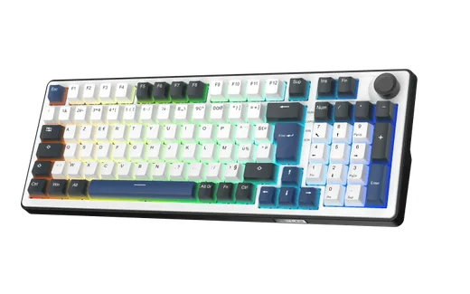 The G-LAB Keyz Elite 400 HE BW - Magnétique - Filaire - RGB - Bleu/Blanc — vue 6
