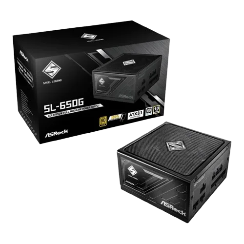 ATX 650W - 80+ Gold - Steel Legend SL-650G Noir