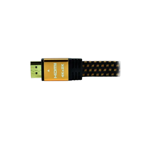 MCL Samar Câble HDMI 2.0 Highspeed + Ethernet mâle/mâle tressé/plat - 3m