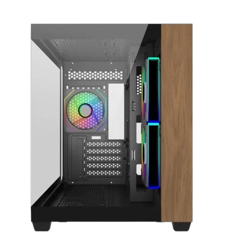 Cooler Master Elite 481 Wood Noir - mT/Sans Alim/mATX