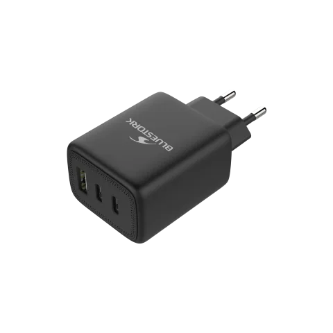 Bluestork Chargeur 65W PD - 3 ports + Câble USB-C 2m - Noir — vue 6