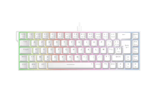 The G-LAB Keyz Titanium HE 65% - Magnétique - Filaire - RGB - Blanc — vue 7