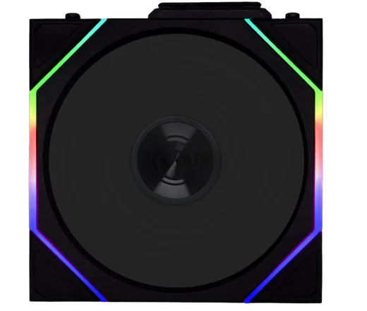 Lian-Li UNI FAN TL Sans fil LCD ARGB PWM + Contrôleur Reverse Blade - Pack 3x120mm - Noir