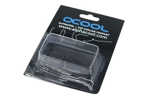 Alphacool Fitting double écrou G1/4 AG vers G1/4 AG - Noir