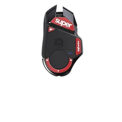SuperGlide Patins Verre V2 - Logitech G502 - Rouge