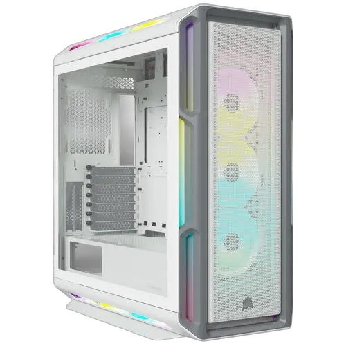 Corsair iCUE 5000T Midi-Tower, RGB, Tempered Glass - weiÃŸ