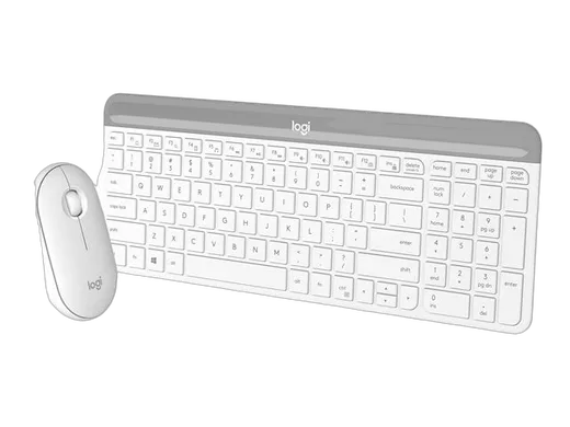 Logitech MK470 White - Slim Wireless Combo