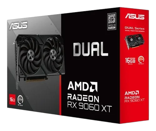 Asus Dual Radeon RX 9060 XT 16Go — vue 12