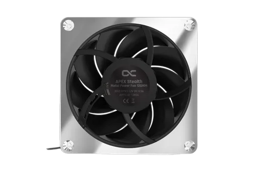 Alphacool Apex Stealth Metal 120mm - 3000rpm Chrome