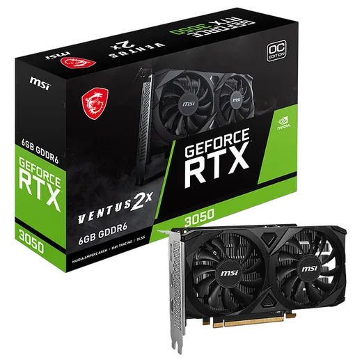 MSI SK - RTX 3050 VENTUS 2X E 6G OC-Seconde Vie — vue 1