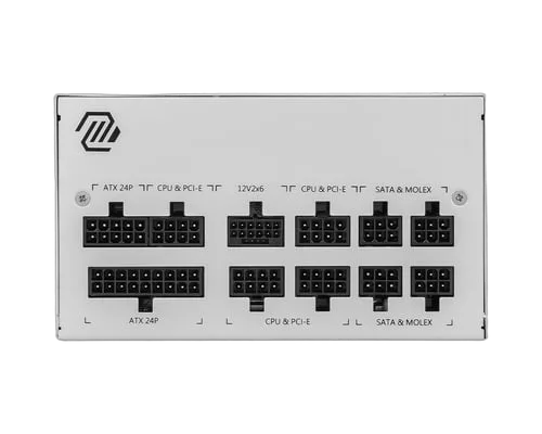 MSI ATX 850W - 80+ GOLD FM - MAG A850GL WHITE PCIE5