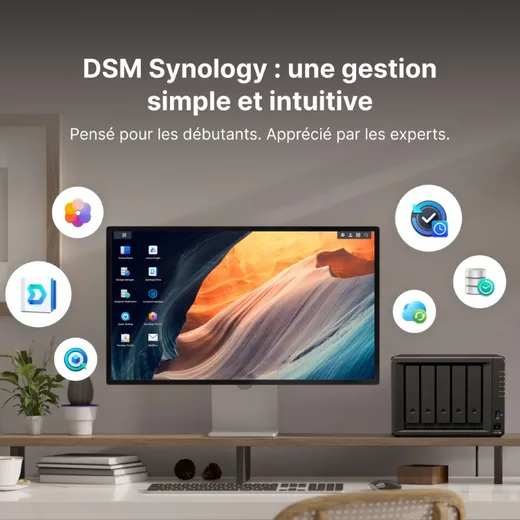 Synology DS1525+ - 5 baies — vue 12