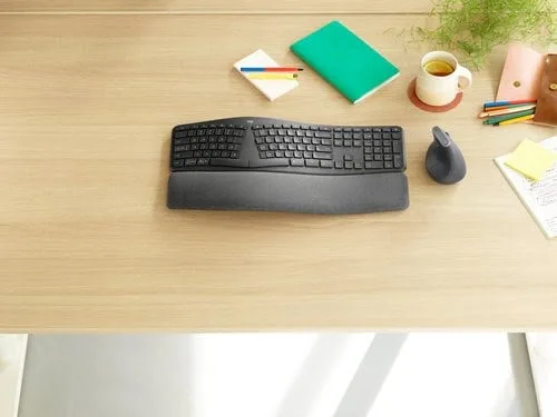 Logitech K860 for Business - Membrane - Sans-Fil - Graphite — vue 6