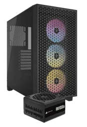 Corsair 3000D Airflow RGB Noir + RM1000e Noir