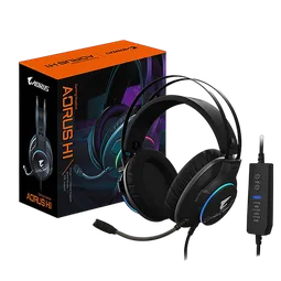 Gigabyte Casque Gamer AORUS H1 7.1 Surround RGB Filaire