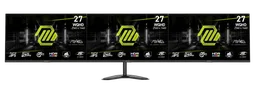 MSI 3 x MAG 274QF X24 - 27" QHD 240Hz FreeSync Premium + Support 3 écrans