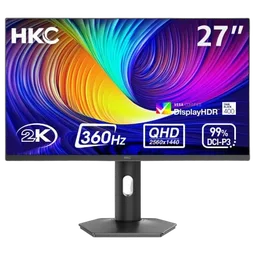 HKC GS27QES - 27" OLED QHD 360Hz 0,03ms Pivot Compatible G-Sync FreeSync