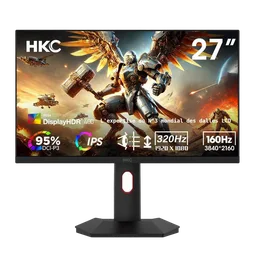 HKC G27H7P - 27" 4K 160Hz ou FHD 320Hz Fast-IPS 1ms Pivot FreeSync