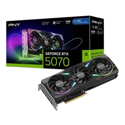 PNY GeForce RTX 5070 12GB ARGB Overclocked Triple Fan DLSS 4