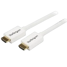 StarTech 16 ft White CL3 In-wall HDMI Cable - M/M