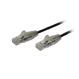 StarTech Cable - Black Slim CAT6 Patch Cord 0.5m