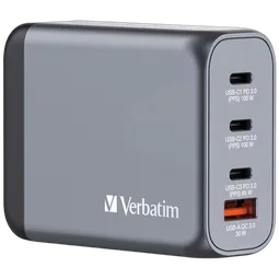 Verbatim GNC-100 GaN Charger 4 Port 100W USB A/C