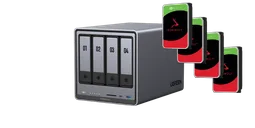 UGREEN DXP4800 Plus - 4 Baies avec 4 disques 6To IronWolf