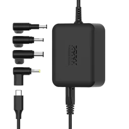 Port Alimentation secteur GaN 100W HP - 4 embouts - Noir