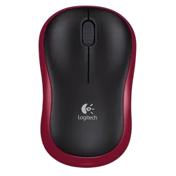 Logitech M185 - Sans-Fil - Rouge