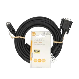 Nedis Câble VGA mâle/mâle - 5m - Noir