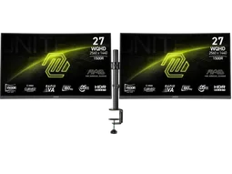 MSI 2 x MAG 275CQF E18 27" CURVE QHD 180Hz Fast-VA FreeSync + support double