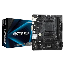 ASRock A520M-HDV - A520/AM4/mATX