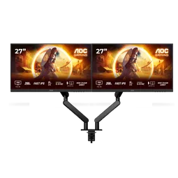 AOC 2 x 27G4HRE 27" FHD 200Hz Fast-IPS 1ms G-Sync + Double bras articulés