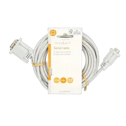 Nedis Câble D-Sub 9 mâle/femelle - 5m - Blanc