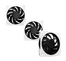 Alphacool Apex Stealth Metal 120mm - 2000rpm Blanc Pack de 3