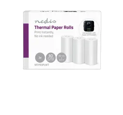 Nedis Rouleaux de papier thermique - MTPR3STWT