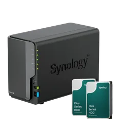 Synology DS224+ - 2 Baies avec 2 Disques de 6 To