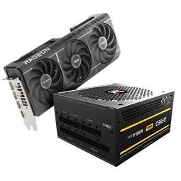 Asus Bundle Prime Radeon RX 9070 EVO OC 16Go + M.RED 1050W 80+ Gold