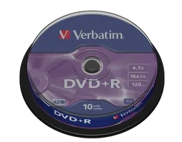 Verbatim DVD+R/4.7GB 16x AdvAZO Spdl 10pk