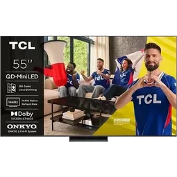 TCL 55C69K - 55" QLED 4K 144Hz Google TV Wifi Bluetooth FreeSync Premium Pro