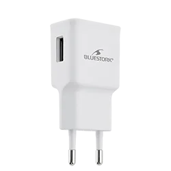 Bluestork Chargeur Secteur 10W - USB - Blanc