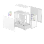Deepcool CG380 3F Blanc - MT/Sans Alim/mATX — miniature 10