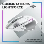 Logitech G502 X Plus - Sans-Fil - RGB - Blanc — miniature 10